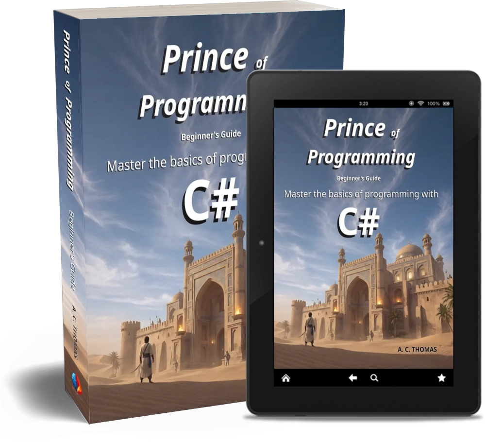 Prince of Programming: Beginner's Guide - 3D book cover